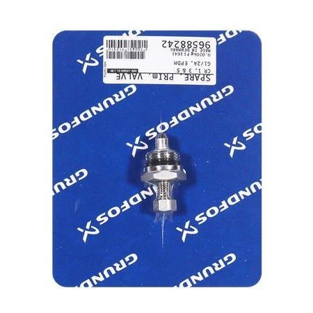 GRUNDFOS Pump Repair Parts- Spare, Priming valve EPDM G1/2A, cpl. CR. 96588242